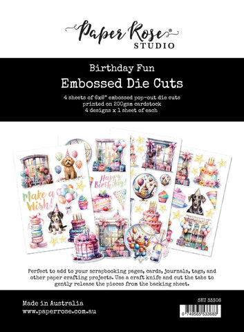 Birthday Fun - Embossed Die Cuts