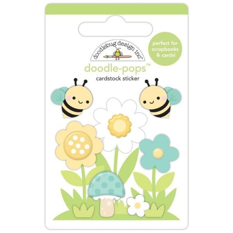 Bee Happy - Doodlepops - Bee-utiful Garden