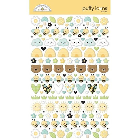 Bee Happy - Puffy Stickers