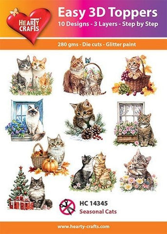 Easy 3D Toppers - Seasonal Cat