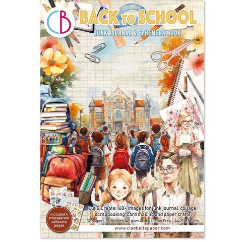 Back to School Junk Journal & Ephemera Book