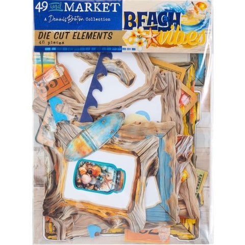 Beach Vibes - Die Cut Elements