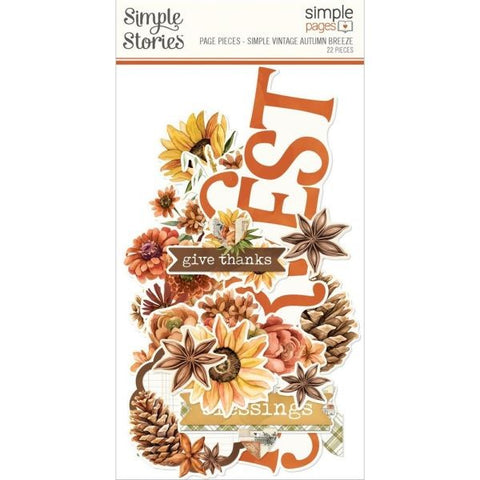 Simple Vintage Autumn Breeze - Simple Pages Page Pieces