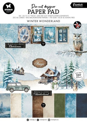 Winter Wonderland Essentials - Die Cut Paper Pad