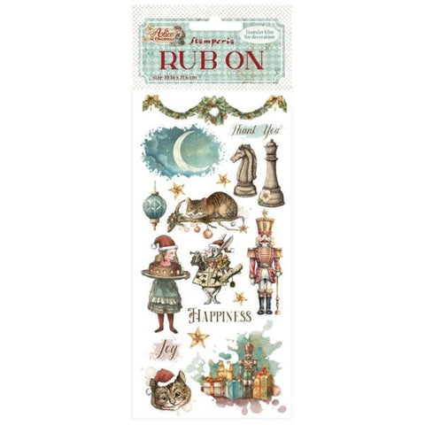 Alice in Christmas - Rub Ons - Happiness