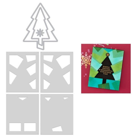 Very Merry Collection - Tree Die & Stencil Bundle
