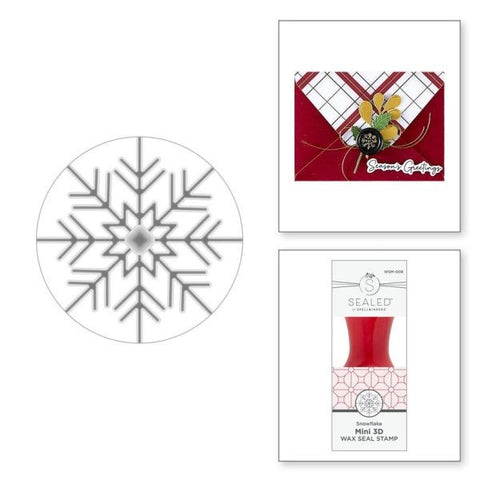 Holiday Magic Collection - Snowflake Magic Mini 3D Wax Seal