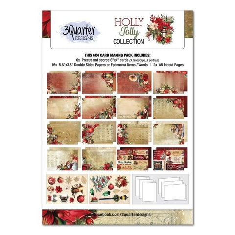 Holly Jolly - 6x4 Card Pack