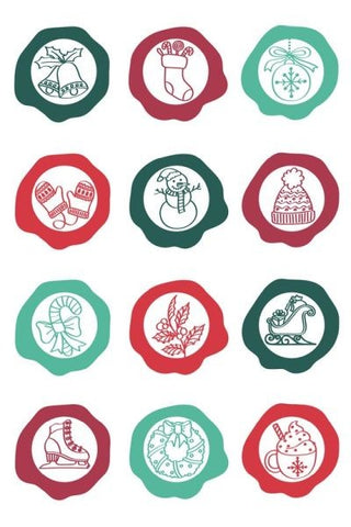 Sealed with Christmas Wishes - Clear Stamps