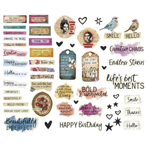 Beautifully Imperfect Collection - Ephemera - Sentiments