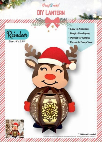 DIY Paper Lanterns - Reindeer