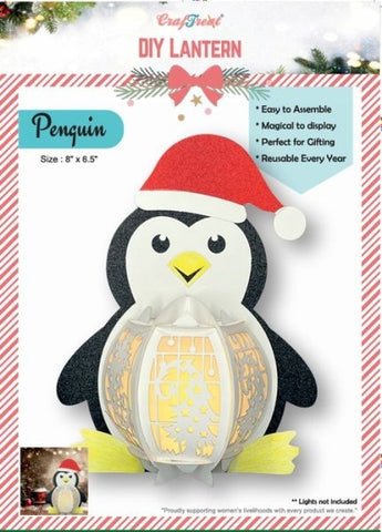 DIY Paper Lanterns - Penguin