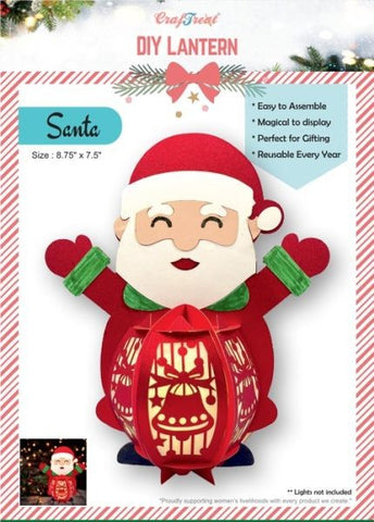 DIY Paper Lanterns - Santa