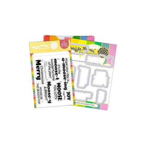 A-Moose-Ing Stentiments Stamp & Die Combo