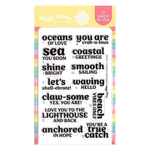 Coastal Greetings - Clear Stamps