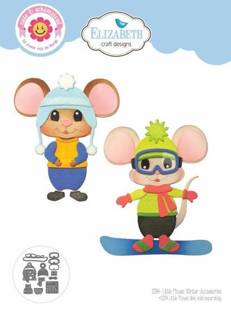 Living it Up Collection - Little Mouse Winter  Accessories - Dies