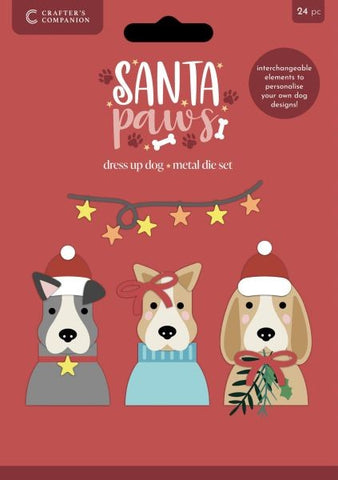 Santa Paws - Dress up Dog - Dies