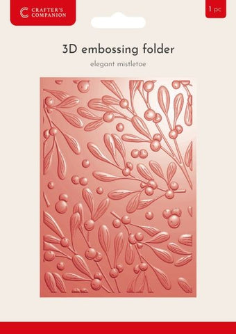 Elegant Mistletoe - 3D Embossing Folder