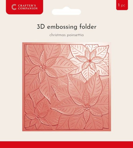 Christmas Poinsettia - 3D Embossing Folder