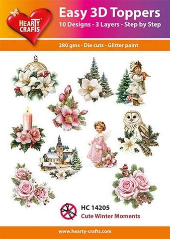 Cute Winter - Easy 3D Toppers