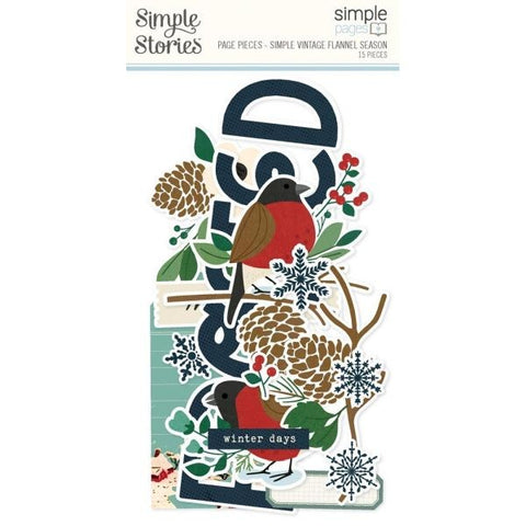 Simple Vintage Flannel Season - Simple Pages Page Pieces