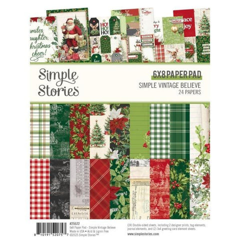 Simple Vintage Believe - 6x8 Paper Pad