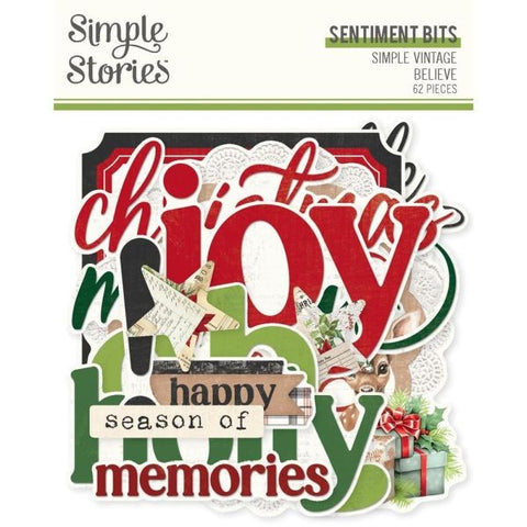 Simple Vintage Believe - Sentiments Bits & Pieces