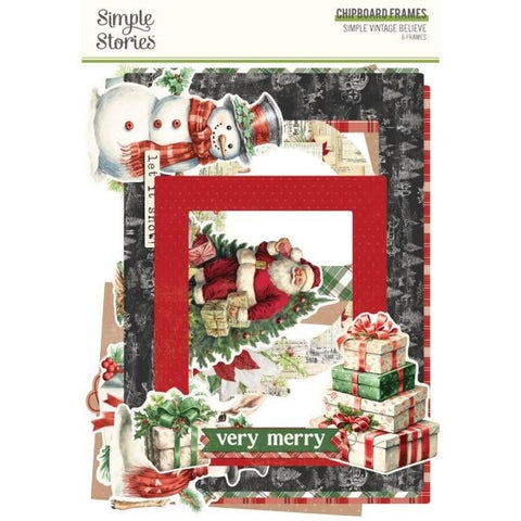 Simple Vintage Believe - Chipboard Frames