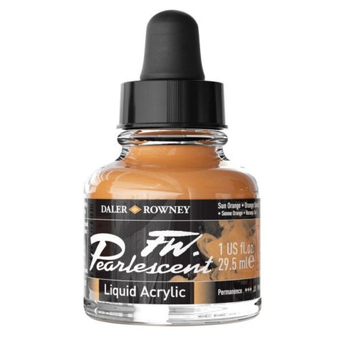 Liquid Acrylic Paint - Sun Orange