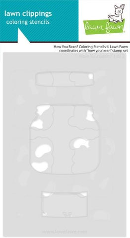 How You Bean?  - Coloring Stencils