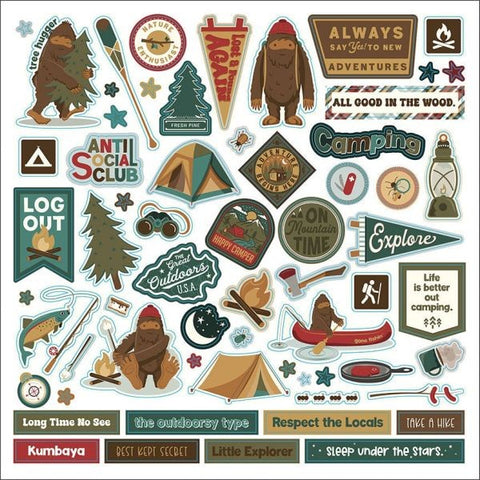 Camping Legend - Stickers
