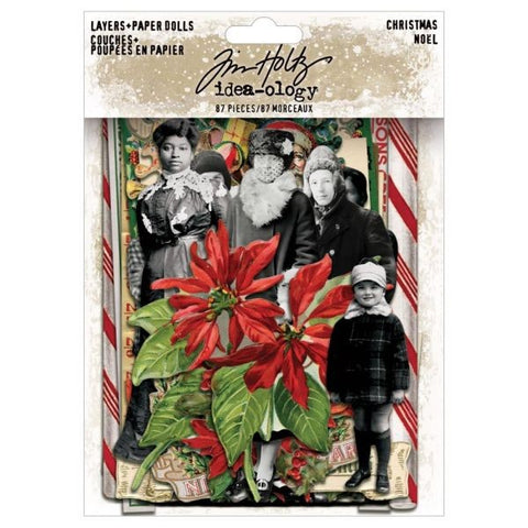Tim Holtz Ideaology Christmas Layers & Paper Dolls