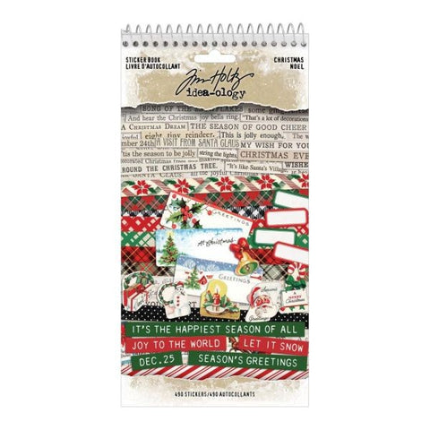 Tim Holtz Ideaology Christmas Sticker Book