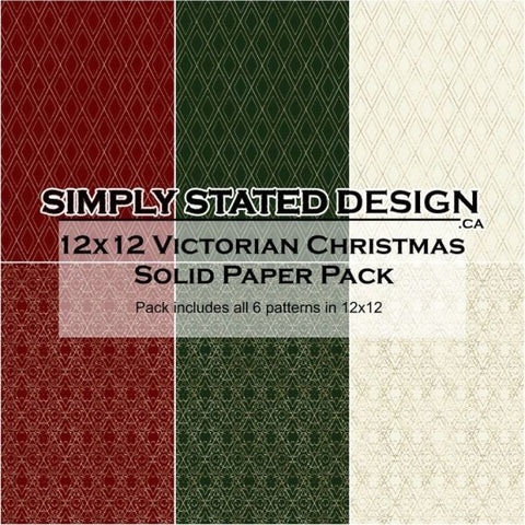 Victorian Christmas - 12x12 Collection Pack - Solids