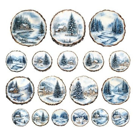 Forever Frost - Ephemera - Wood Slices