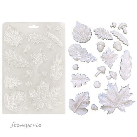 Whispering Woods - A5 Soft Mould - Leaves