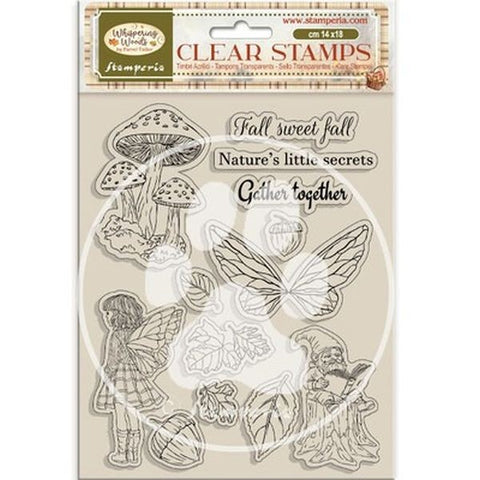 Whispering Woods - Clear Stamps - Mushrooms and Fairies