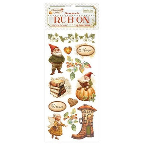 Whispering Woods - Rub Ons - Gnome