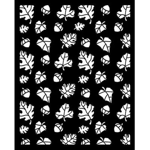 Whispering Woods - Stencil - Leaves and Acorns