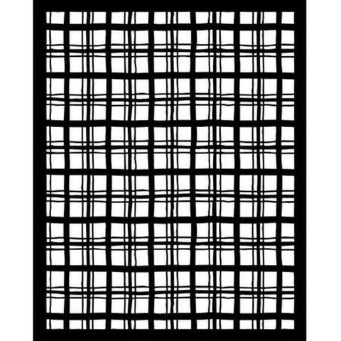 Whispering Woods - Stencil - Tartan Pattern