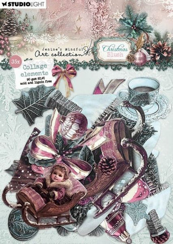 Christmas Blush - Collage Elements