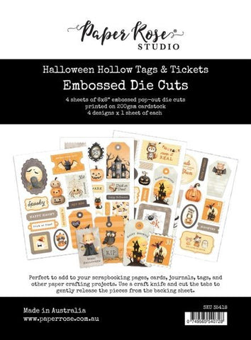Halloween Hollow - Embossed Die Cuts - Tags & Tickets