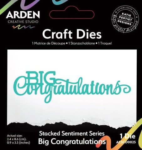 Sentiment Series - Stacked Big Congratulations