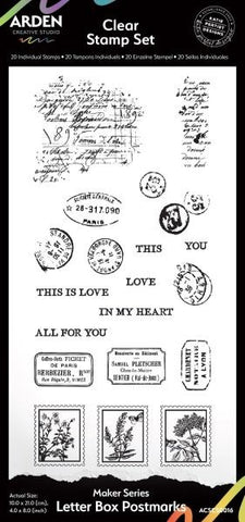 Maker Series - Clear Stamps - Letter Box Postmarks