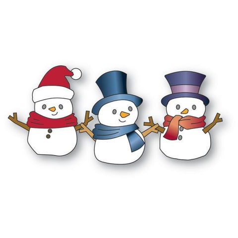 Stylish Snowmen Trio - Dies