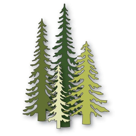 Tall Evergreen Trees - Dies