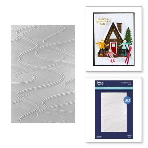 Ski-Son's Greetings Collection - Streamline - 3D Embossing Folder