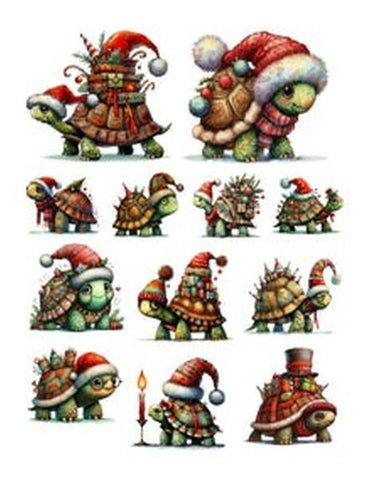 Christmas Turtles - Ephemera