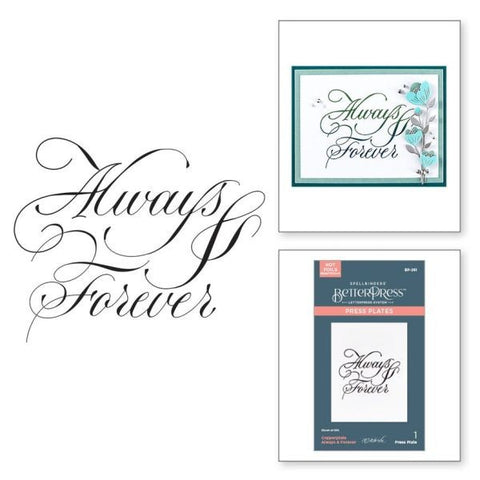 Copperplate - Always & Forevers - BetterPress Plate
