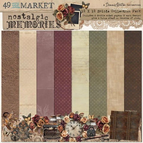 Nostalgic Memories - 12x12 Collection Pack - Solids